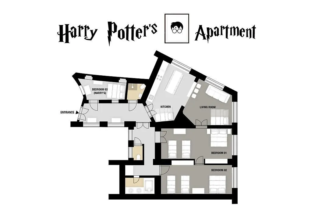 Amazing Harry Potter'S Apt. At Old Town Praag Appartement
